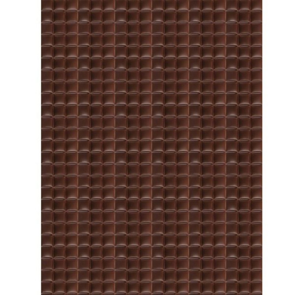 Feuille decopatch n°680, Tablettes de chocolat, Papier 30x39 cm - Photo n°1