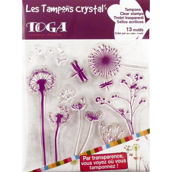 Tampons crystal Graminées x 13 - Photo n°1
