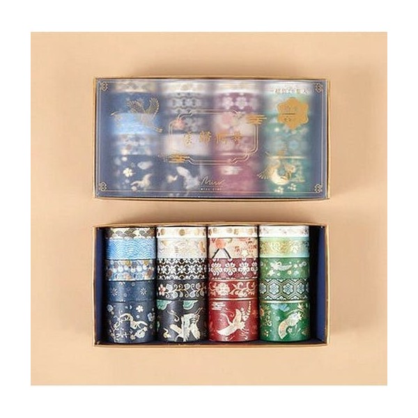 20 Rubans adhésifs washi tape collage décoration assorties ASIE 4024 - Photo n°1