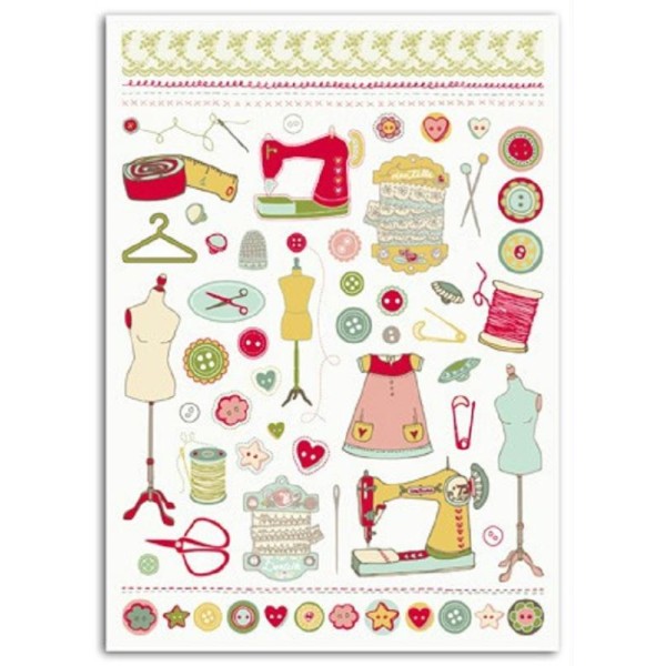 Kit déco scrapbooking- Miss Couture - TOGA - Photo n°3