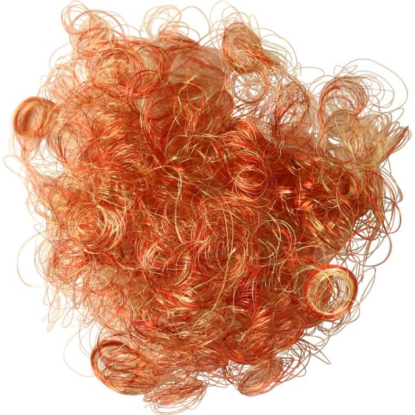 Cheveux d'ange artificiels Rouge et blanc 17 g - Photo n°1