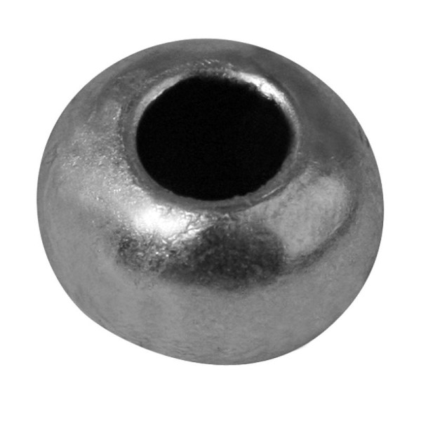 Perle métal Rond écrasé 8 mm - Photo n°1