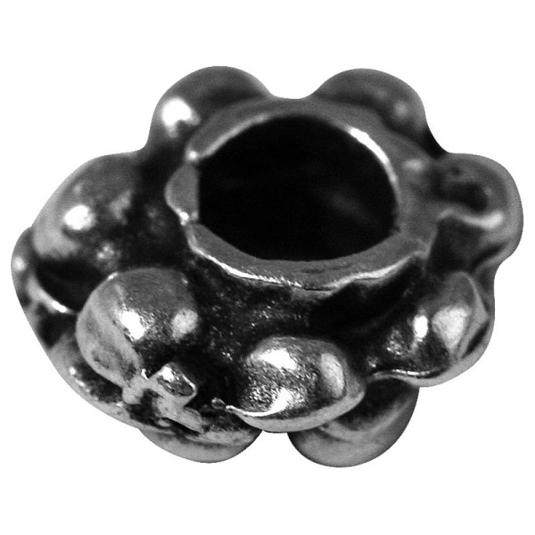 Perle métal ciselé Petite roue 7 mm - Photo n°1