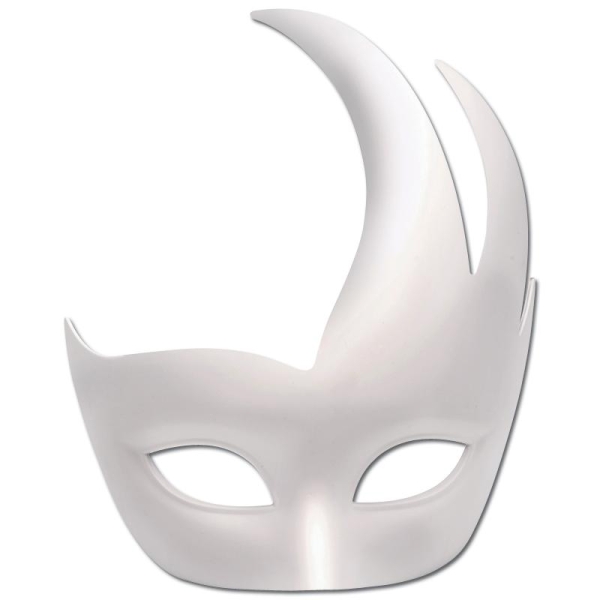 Masque de carnaval plastique Flamme 16,5 cm - Photo n°1