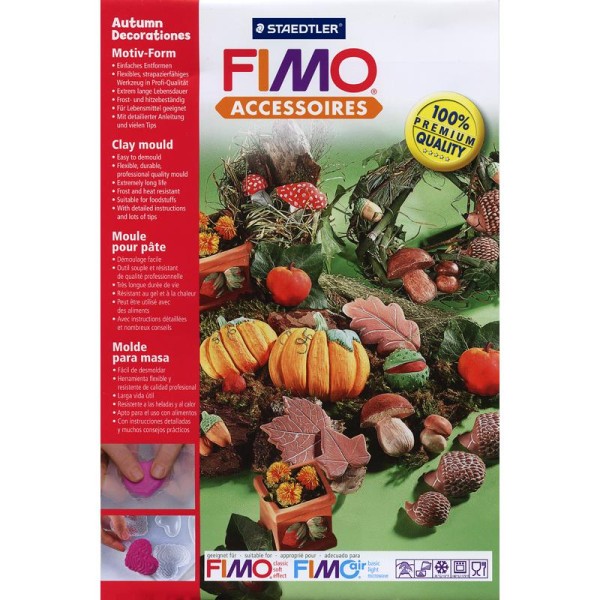 Moule pour FIMO Décoration d'automne x 10 - Photo n°1