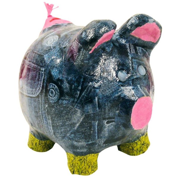 Kit Tirelire cochon à décorer - Photo n°2