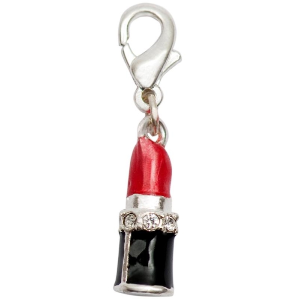 Breloque pour bijoux Rouge à lèvre 16 x 5 mm - Photo n°1