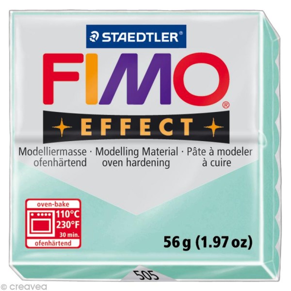 Pâte Fimo Effect Vert Pastel 505 - 56 gr - Photo n°1