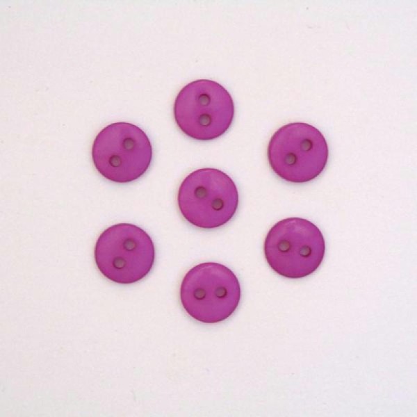 Lot de 20 mini boutons Violet 9mm - 001940 - Photo n°1