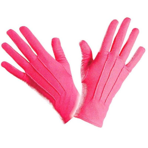 Paire de gants roses adulte -taille unique - Photo n°1