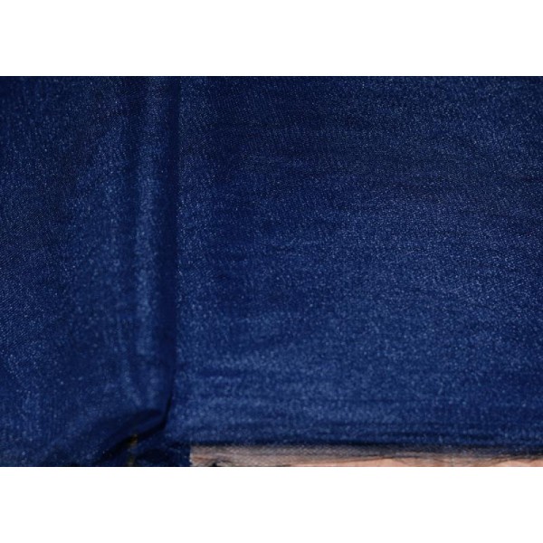 Tissu Tulle Souple Bleu Marine Largeur 300cms au mètre - Photo n°1