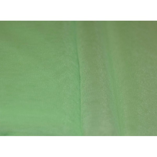 Tissu Tulle Souple Vert Pistache Largeur 300cms au mètre - Photo n°1