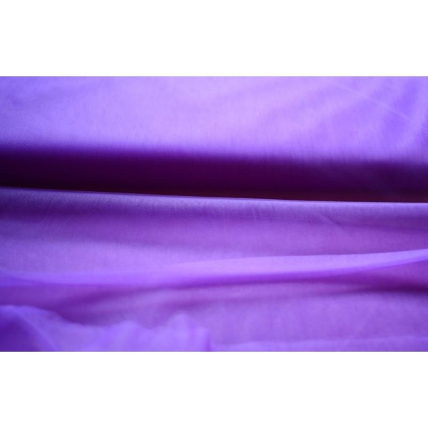 Tissu Tulle Souple Violet largeur 280cms au mètre - Photo n°1