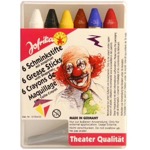 Mini crayons de maquillage x6 - Accessoires de maquillage - Creavea