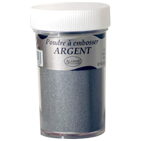Poudre embossage Argent 60 ml - Photo n°1