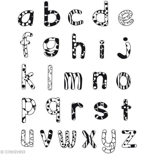 Kit 26 tampons enfant Stampo'minos Alphabet Minuscules - Photo n°2