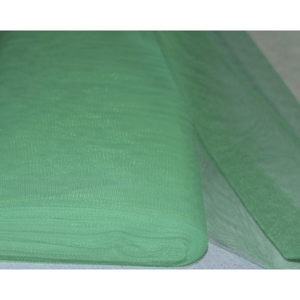 Tissu Tulle Raide Vert Pistache Largeur 150cms – Coupe au mètre - Photo n°1