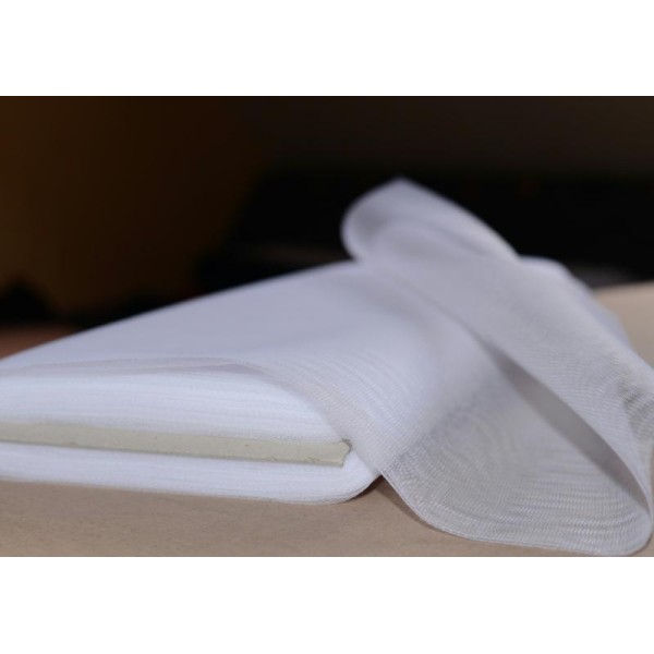 Tissu Tulle Raide Blanc Largeur 150cms – Coupe au mètre - Photo n°1
