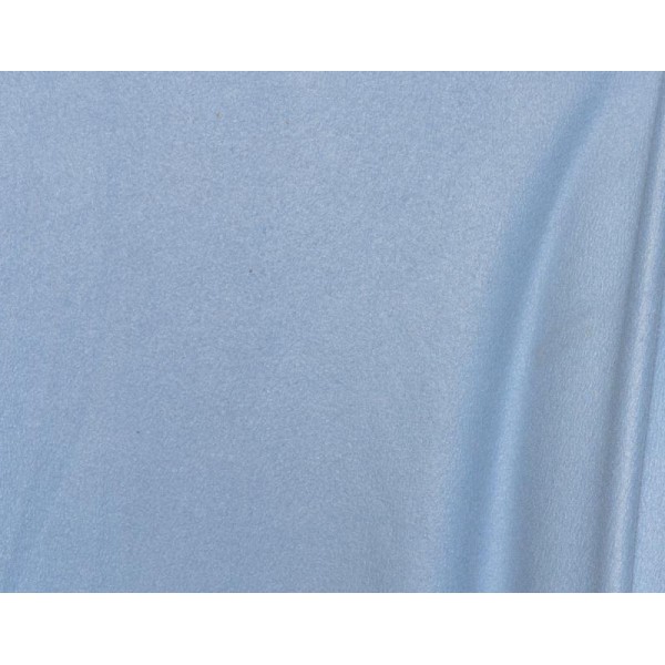 Tissu Polaire – Bleu Ciel Clair –  Coupe par 50 cms - Photo n°1