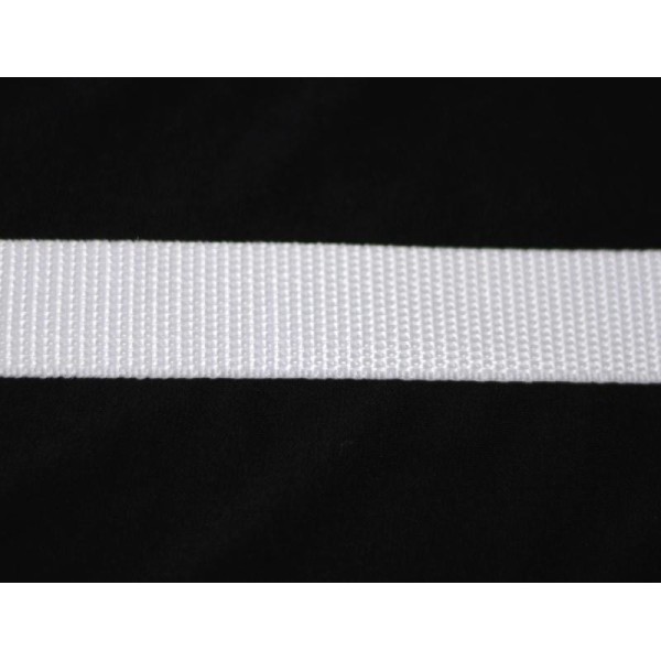 Sangle Polypropylène – 50 mm – Blanc - Qualité extra – Coupe au mètre sur mesure - Photo n°1