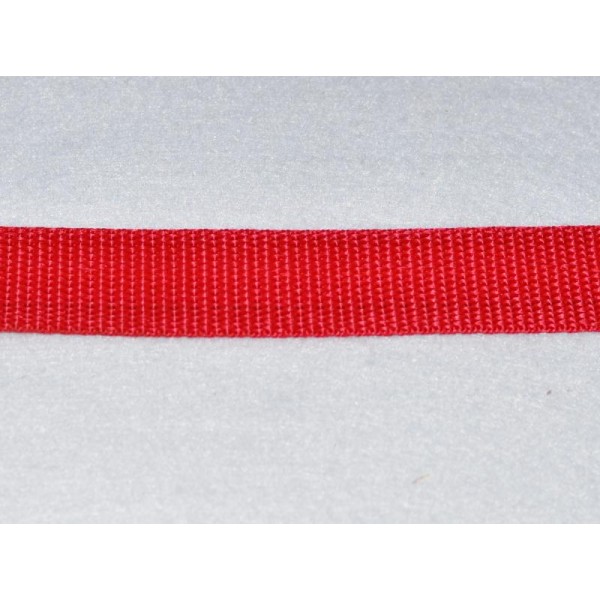 Sangle Polypropylène – 40 mm – Rouge - Qualité extra – Coupe au mètre sur mesure - Photo n°1