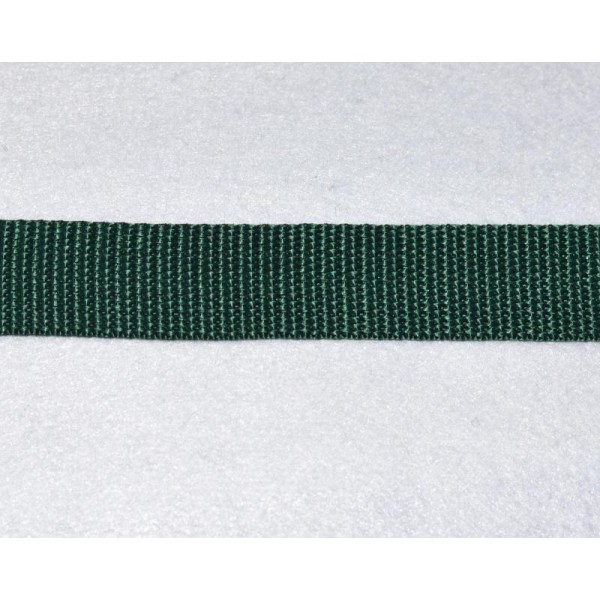 Sangle Polypropylène – 30 mm – Vert Sapin - Qualité extra – Coupe au mètre sur mesure - Photo n°1