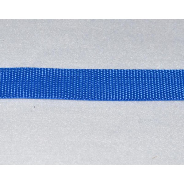 Sangle Polypropylène – 20 mm – Bleu Royal - Qualité extra – Coupe au mètre sur mesure - Photo n°1
