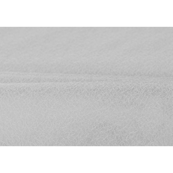 Tulle Semi Raide – Blanc – Effet Crash – coupe par 50 cms - Photo n°1