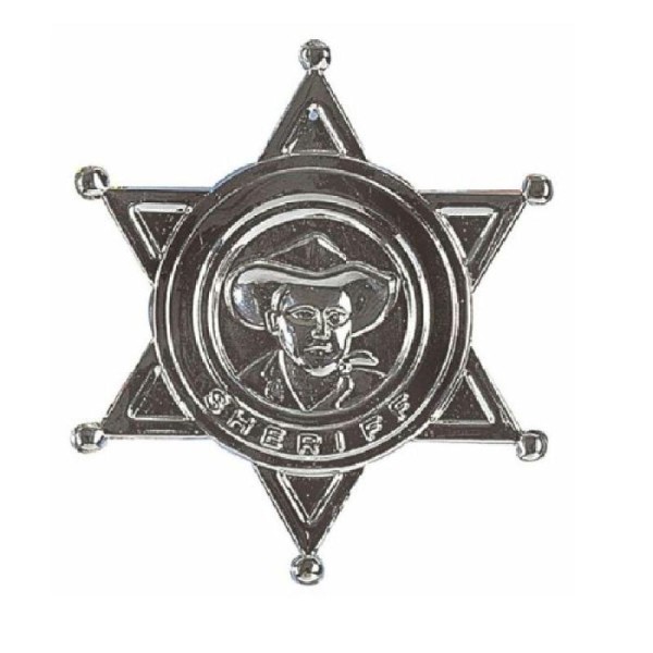 Etoile de shérif métal - Photo n°1