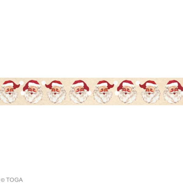 Masking Tape Dear Santa Toga - Père Noël - 1,5 cm x 10 m - Photo n°2