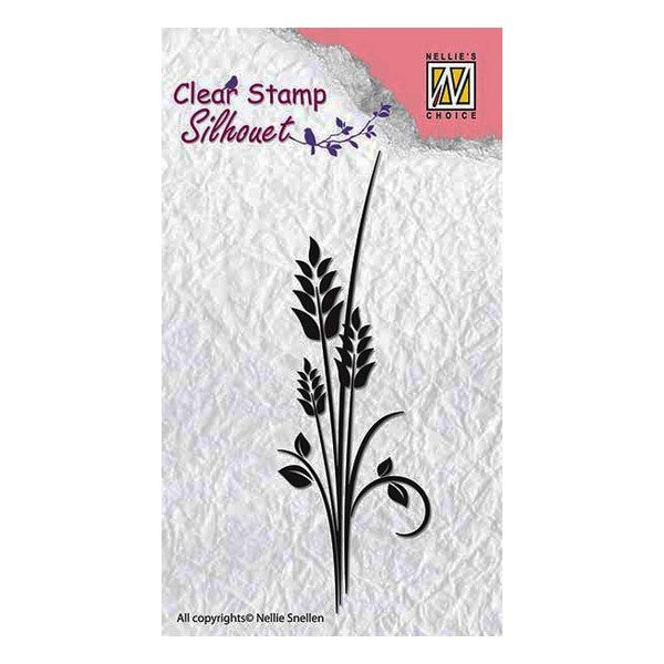 Tampon transparent clear stamp scrapbooking Nellie's Choice EPIS DE BLE 013 - Photo n°1