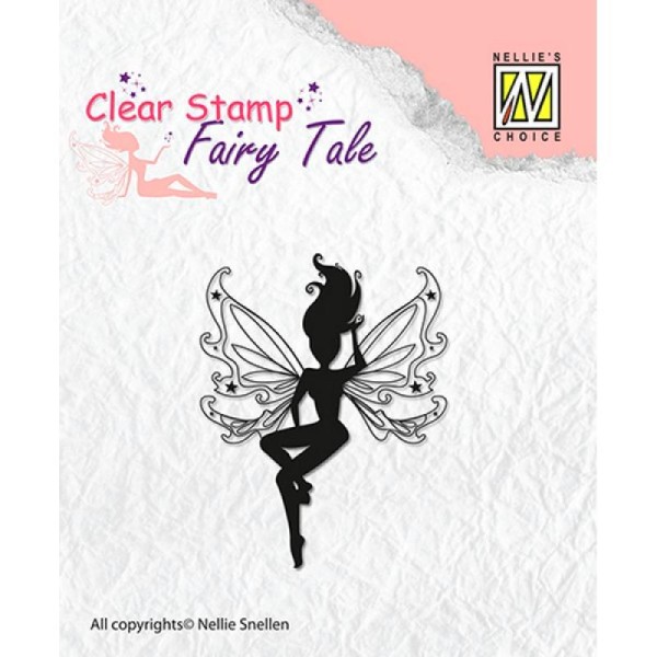 Tampon clear transparent scrapbooking NELLIE'S SNELLEN FEE 3 - Photo n°1
