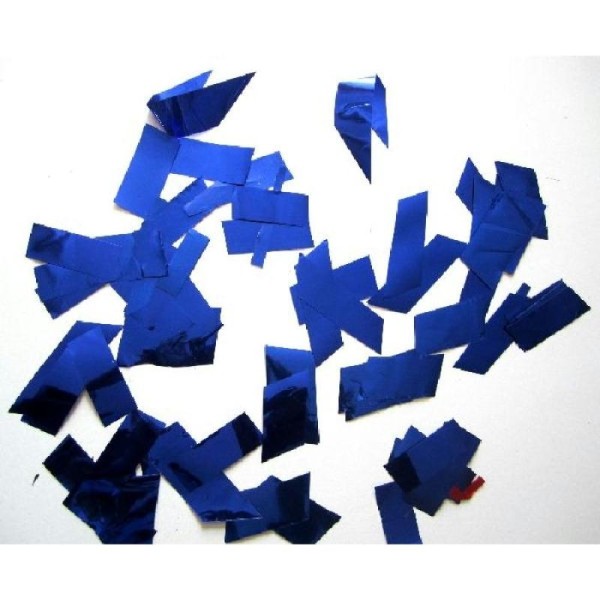 1 Kilo Confettis Fragments Métalliques Bleu - Photo n°1