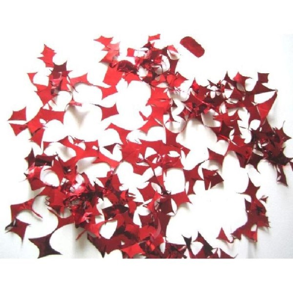 1 Kilo Confettis Fragments Métalliques Rouge - Photo n°1