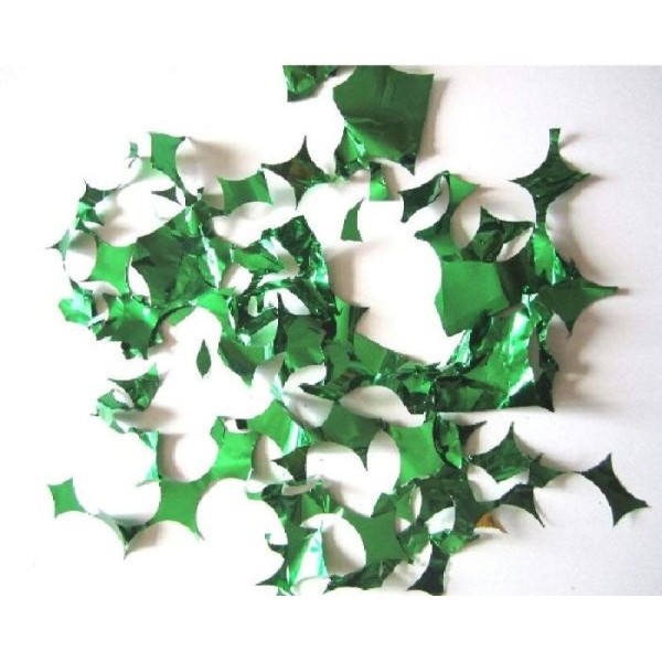1 Kilo Confettis Fragments Métalliques Vert - Photo n°1