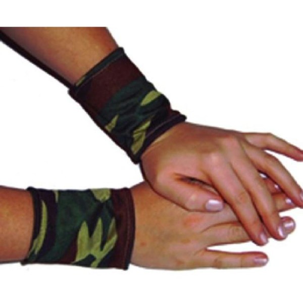 1 Paire De Bracelets Camouflage - Photo n°1
