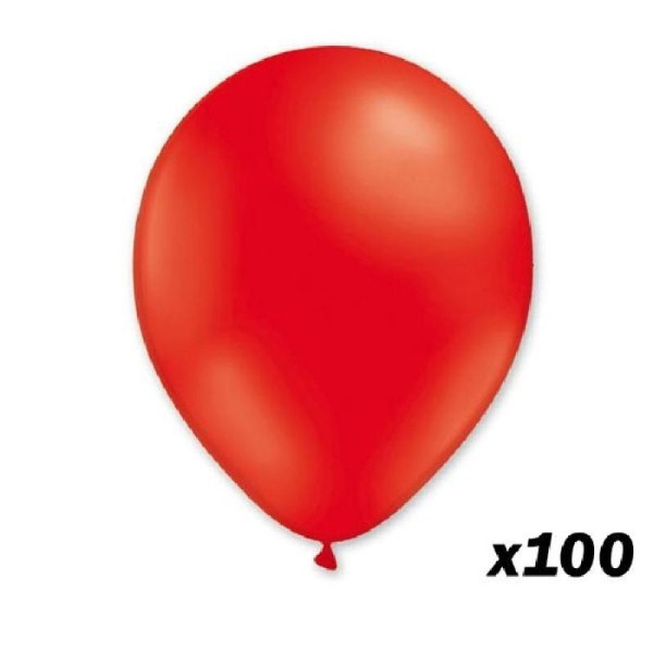 100 Ballons Rouges 30 cm - Photo n°1