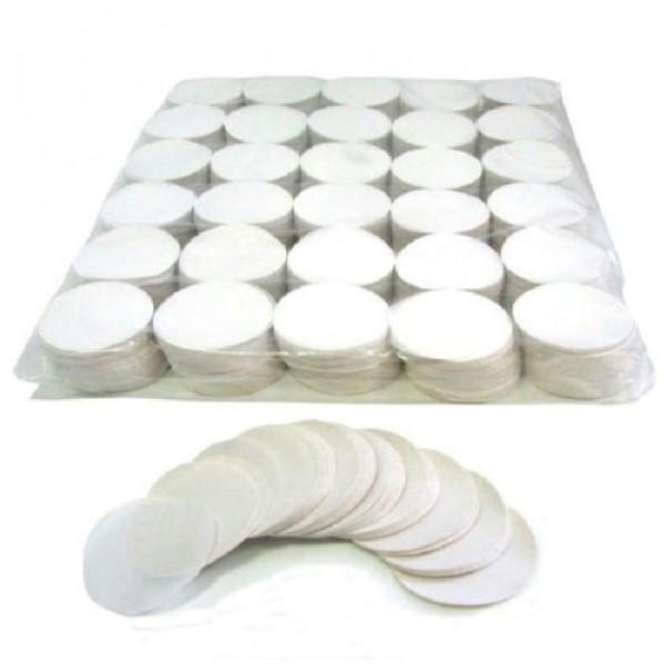 100 Gr Confettis Papier Ronds Blancs 5 cm - Photo n°1