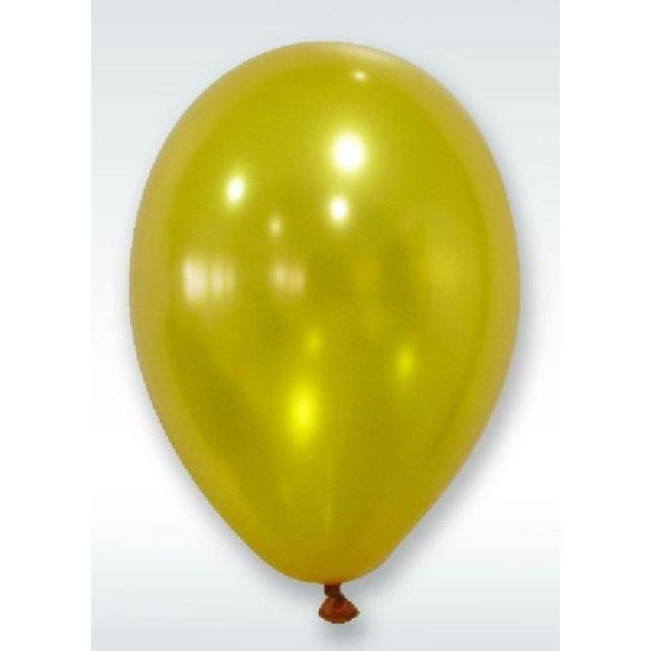 50 Ballons Métalliques Or 30 cm - Photo n°1
