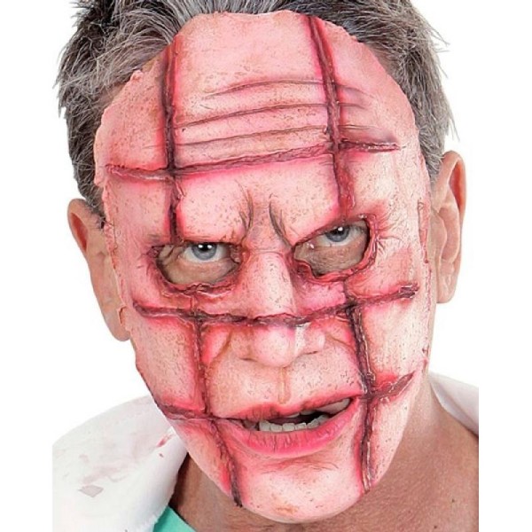 Masque cicatrice horrible (demi-masque) - Photo n°1