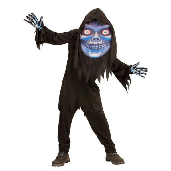Déguisement faucheuse avec masque géant - 10/13 ans - Déguisement enfant  Halloween - Creavea