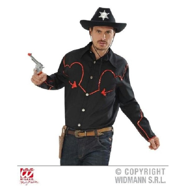 Chemise homme country noir - (40/44) - Photo n°1