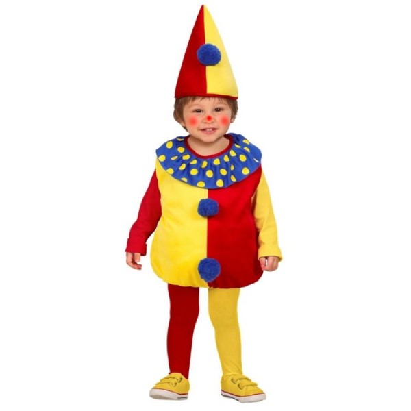 Baby clown rembourré (2/3 ans) - 90/104 cm - Photo n°1