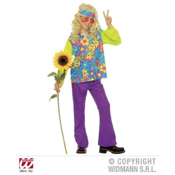 Déguisement hippie boy 5/7 ans - Photo n°1