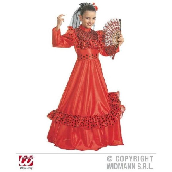 Déguisement reine de flamenco 11/14 ans - Photo n°1