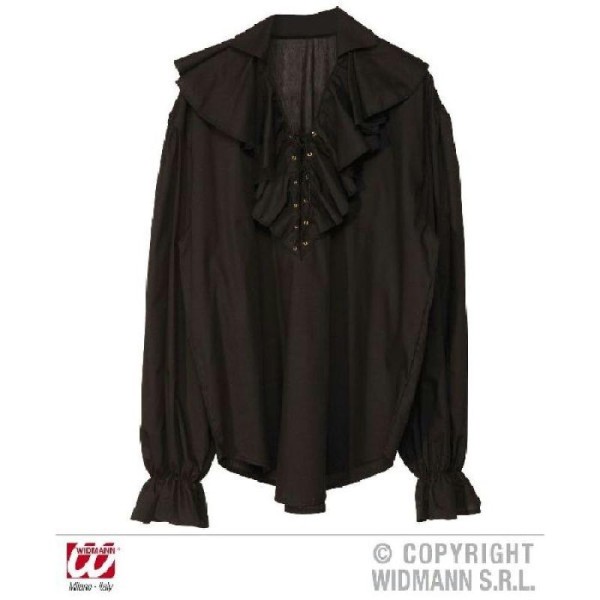 Chemise homme pirate noire (40/42) - Photo n°2