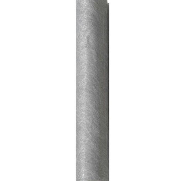Tenture intissée argentée (rouleau de 12 m x 80 cm) - Photo n°1