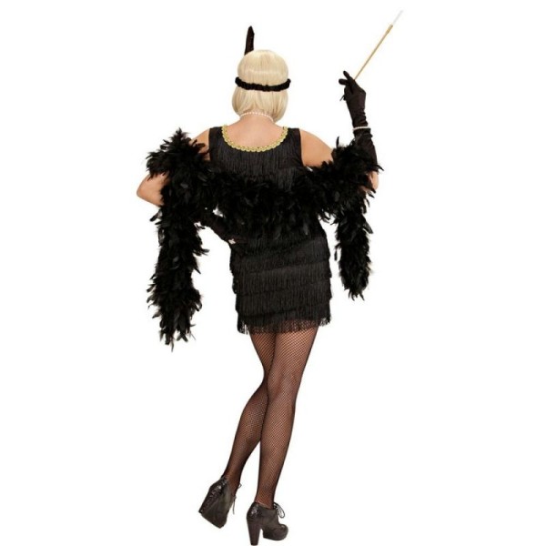 Costume charleston luxe noir (36/38) - Photo n°2