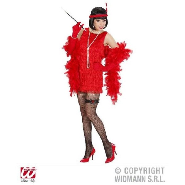 Costume charleston rouge (36/38) - Photo n°1