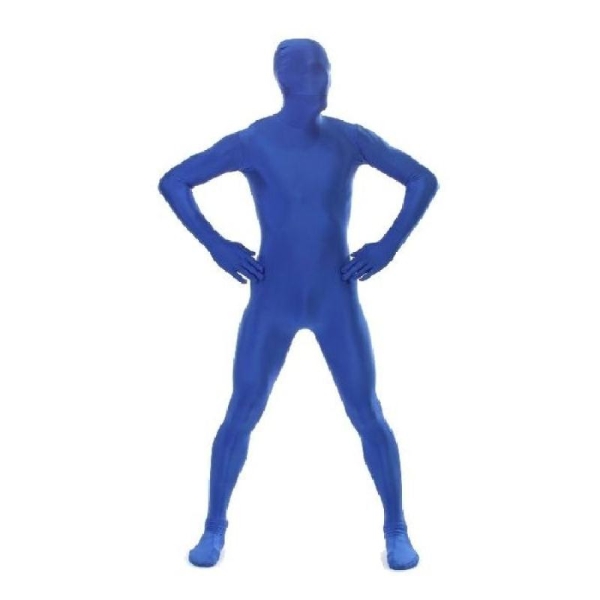 Combinaison seconde peau bleu homme - Taille unique mixte - Photo n°1